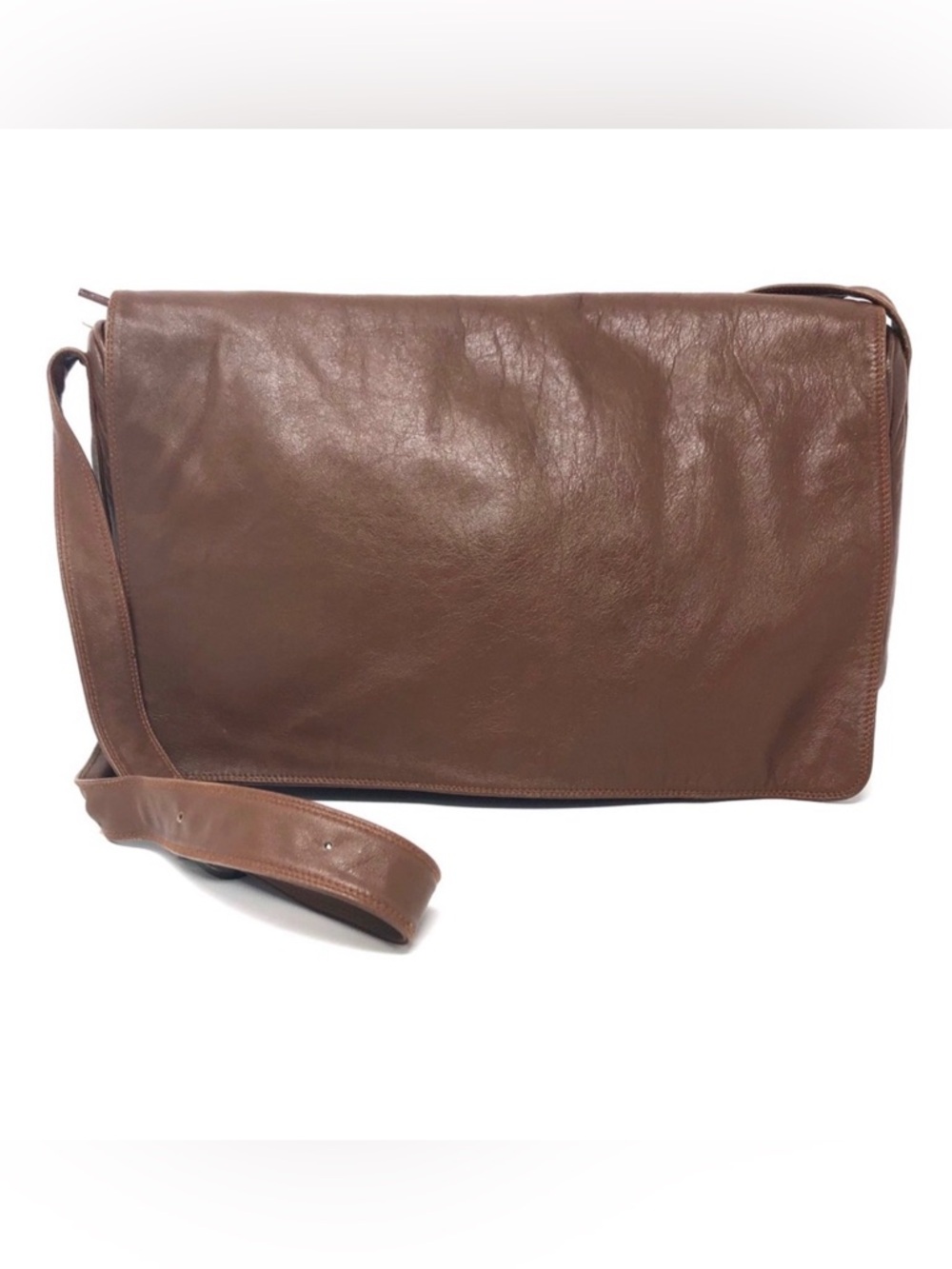 ENNY vintage c1970s leather bag, made in Italy
